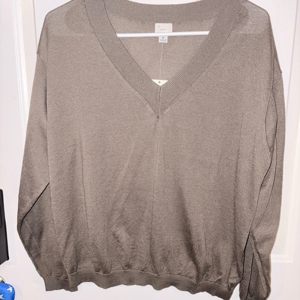 a new day Taupe Knit Sweater